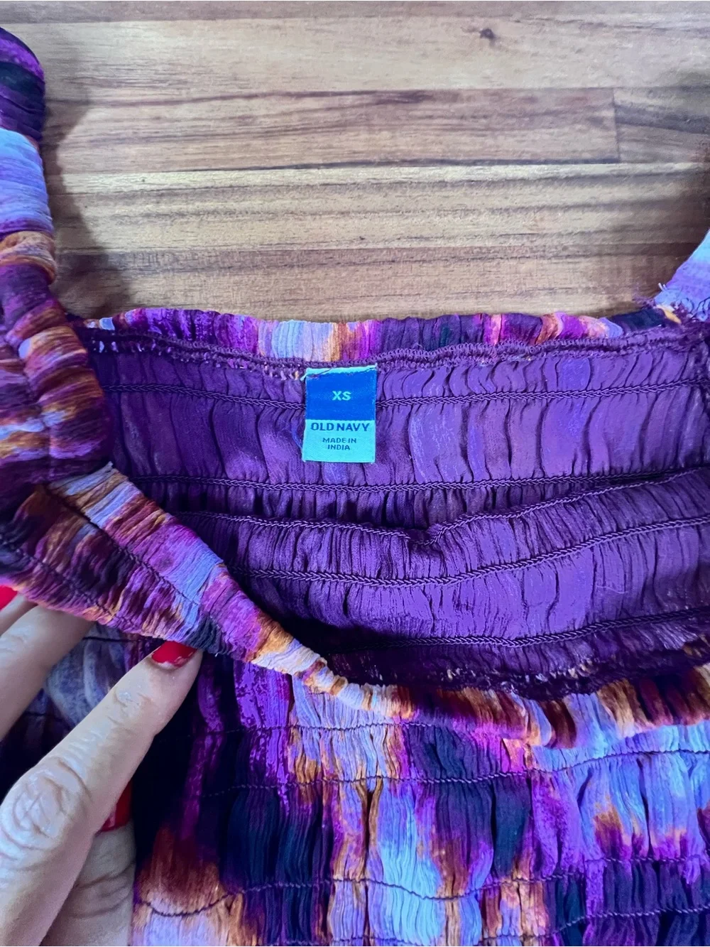 Old Navy smocked bodice